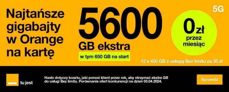 Jak sprawdzić, ile internetu zostało w Orange na kartę? Szybkie sposoby