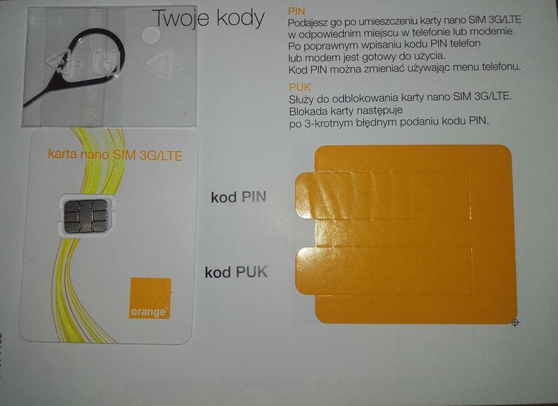Aktywacja numeru Orange