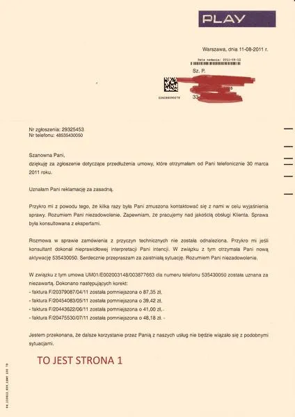 Daty końca umowy w Play