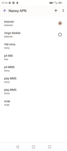 Konfiguracja MMS w telefonie