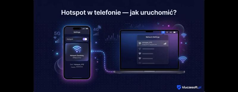 Konfiguracja hotspotu na iPhonie