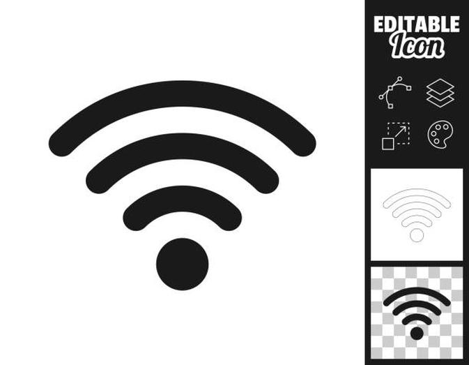 Oznaczenia strzałek WiFi
