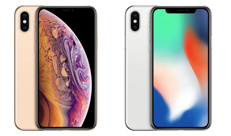Porównanie iPhone X i XS