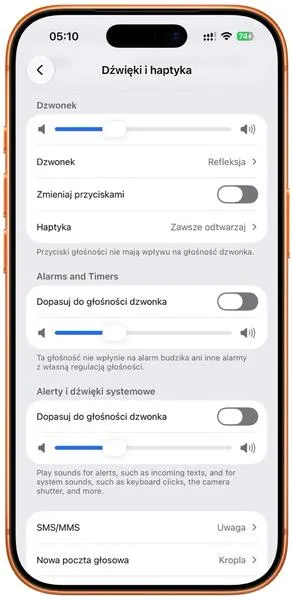 Problemy z dzwonkiem iPhone