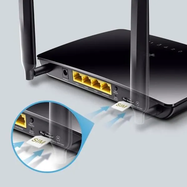 Router LTE z anteną zewnętrzną