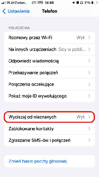 Telemarketerzy na iPhonie