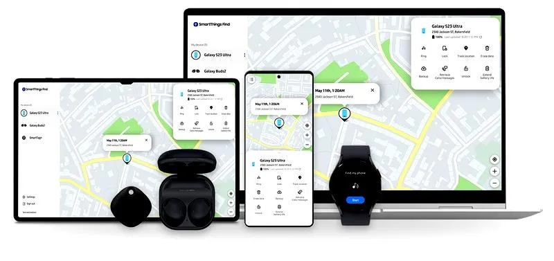 Znajdź telefon Samsung
